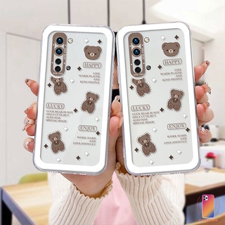 เคสโทรศัพท์มือถือ Tpu ใส แบบนิ่ม ลายการ์ตูนหมี สําหรับ Realme C35 C11 2021 C21Y C31 C15 C21 C25 C20 C3 C12 C2 C25S 5 5S 5i C17 7i C1 C25Y C2 C3i 6i C20A realme Narzo 20 10 10A 20A 30A