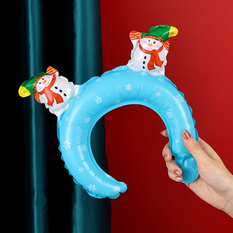 ที่คาดผม รูปซานตาคลอส สโนว์แมน สําหรับปาร์ตี้คริสต์มาส ปีใหม่ - รูปที่ 4