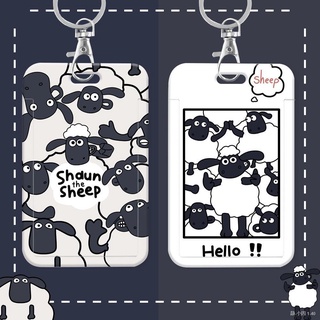 ❤เตรียมจัดส่ง❤ที่ใส่บัตรพนักงาน Shaun the Sheep meal card set student card set bus card access control card set factory