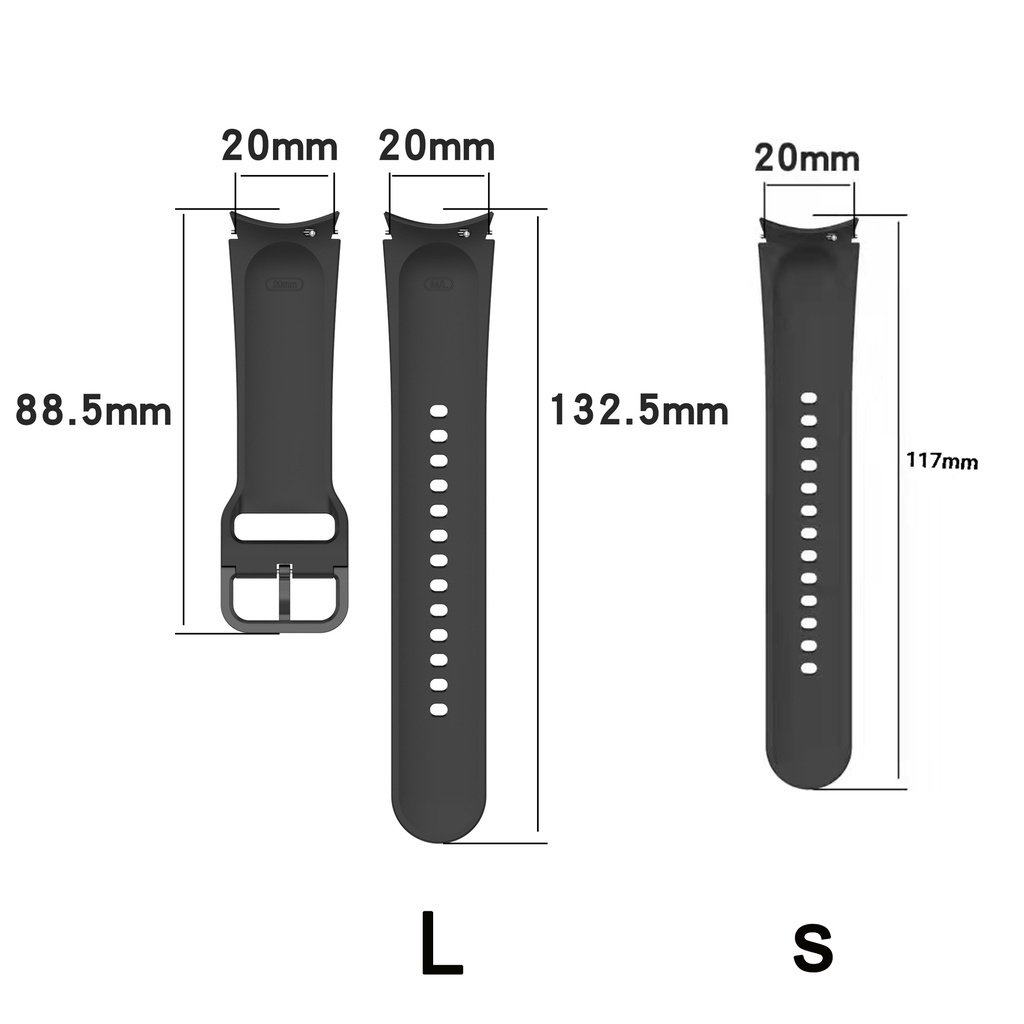 สายซิลิโคนสําหรับ Samsung galaxy watch 7 6 5 4 FE Watch7 Watch5 Pro Watch6 watch4 classic 42 มม.46 มม.40 มม.44 มม.43 มม.47 มม.นาฬิกาสร้อยข้อมือกีฬา