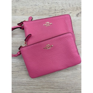 พร้อมส่ง!! Coach Wallet คล้องเเขน 2 ซิป