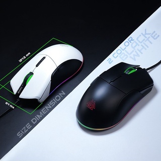 เมาส์เกมมิ่ง EGA Type M7 มีไฟ RGB มีให้เลือก 2 สี Black/White ปรับ DPI ได้ ใช้งานง่าย เหมาะสำหรับเล่นเกม