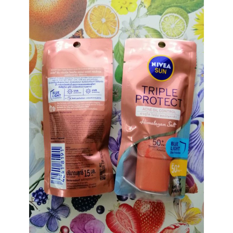 nivea triple protect
