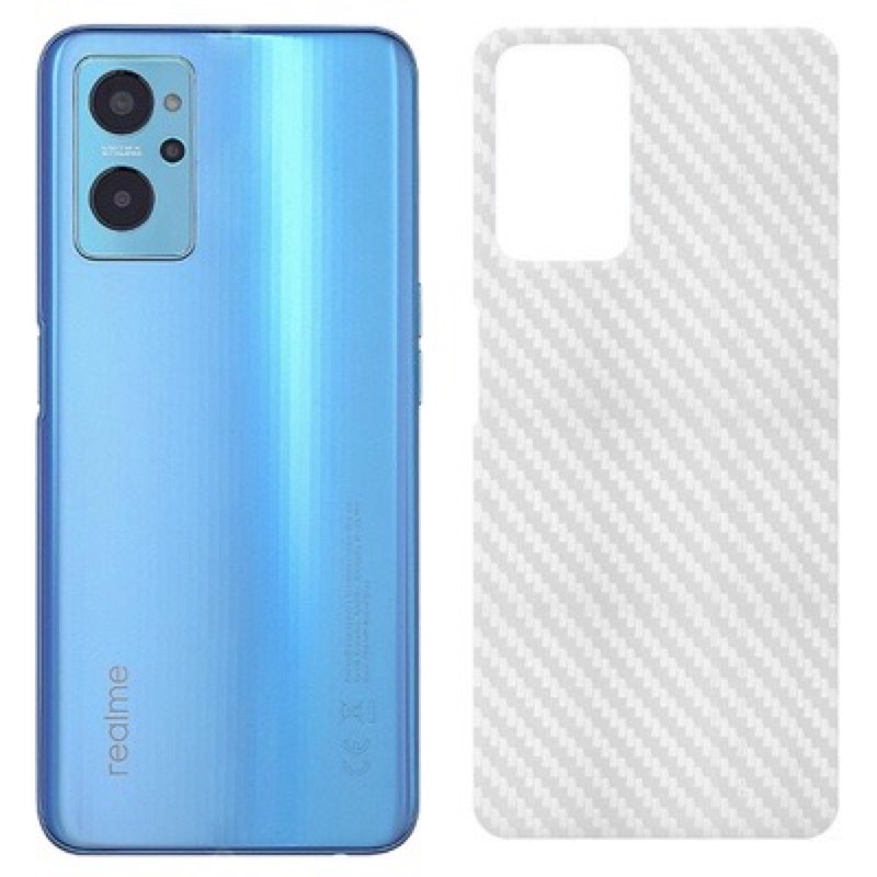 [ส่งจากไทย] ฟิล์มหลัง For Realme 9i / Realme 9Pro / Realme 9ProPlus ฟิล์มหลังลายเคฟล่า กันน้ำกันเหงื