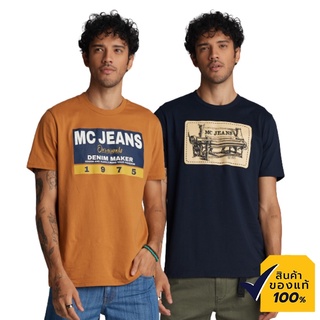 Mc Jeans เสื้อยืดแขนสั้นผู้ชาย คอกลม 2 รุ่น  MTTZ46