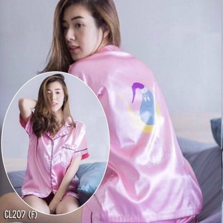 ชุดนอนผ้าซาติน (โค้ดช้อปฟรี 130 บาท)
