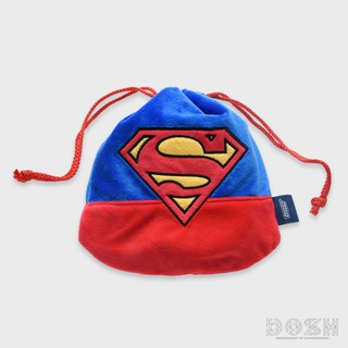 DOSH:กระเป๋าหูรูดลาย SUPERMAN ลิขสิทธิ์แท้ [ 2 แบบ] รุ่นESAB5004