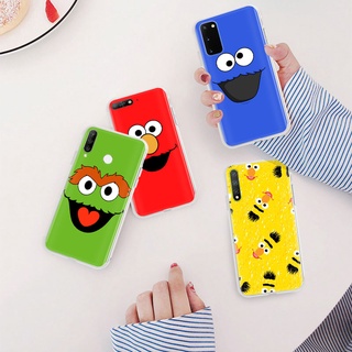 Ml-242 เคสโทรศัพท์มือถือแบบนิ่ม ใส ลาย Sesame Street สําหรับ VIVO Y22s Y16 Y02S Y02 Y01 V25 V25E X80 Pro