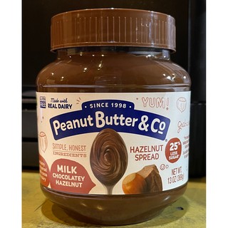 Peanut Butter &amp;Co Hazelnut Spread 369g  น้ำตาลน้อย Less Sugar  Made in USA