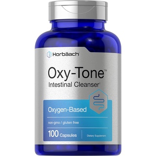 Horbaach OXY-TONE Colon Cleanse 100 capsules วิตามินทำความสะอาดลำไส้ แก้อาการท้องผูก บำรุงลำไส้ 📌 Magnesium Oxides 📌