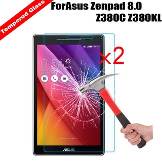 ฟิล์มกระจกนิรภัยกันรอยหน้าจอแท็บเล็ต 0.26 มม. 99.9% คุณภาพสูง สําหรับ ASUS ZenPad 8.0 Z380C Z380KL