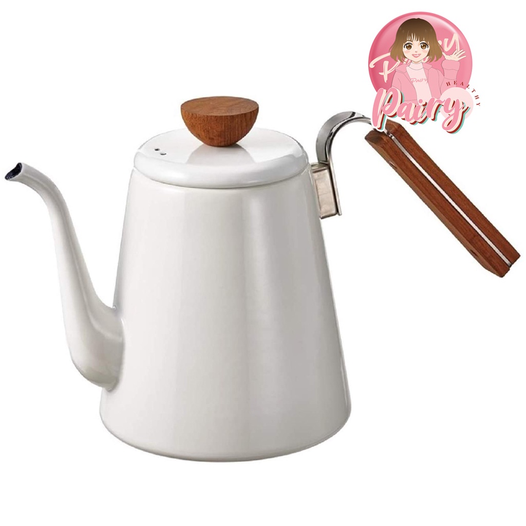 กาดริปกาแฟ กาดริป HARIO Bona Coffee Drip Kettle 800 ml Stainless Coffee Drip Pot ของแท้ Japan