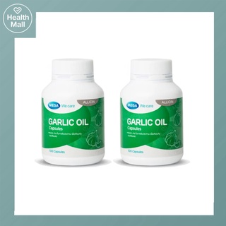 Mega We Care Garlic Oil 2x100 Capsules  เมก้า วีแคร์ การ์ลิคออยด์ 2x100 แคปซูล