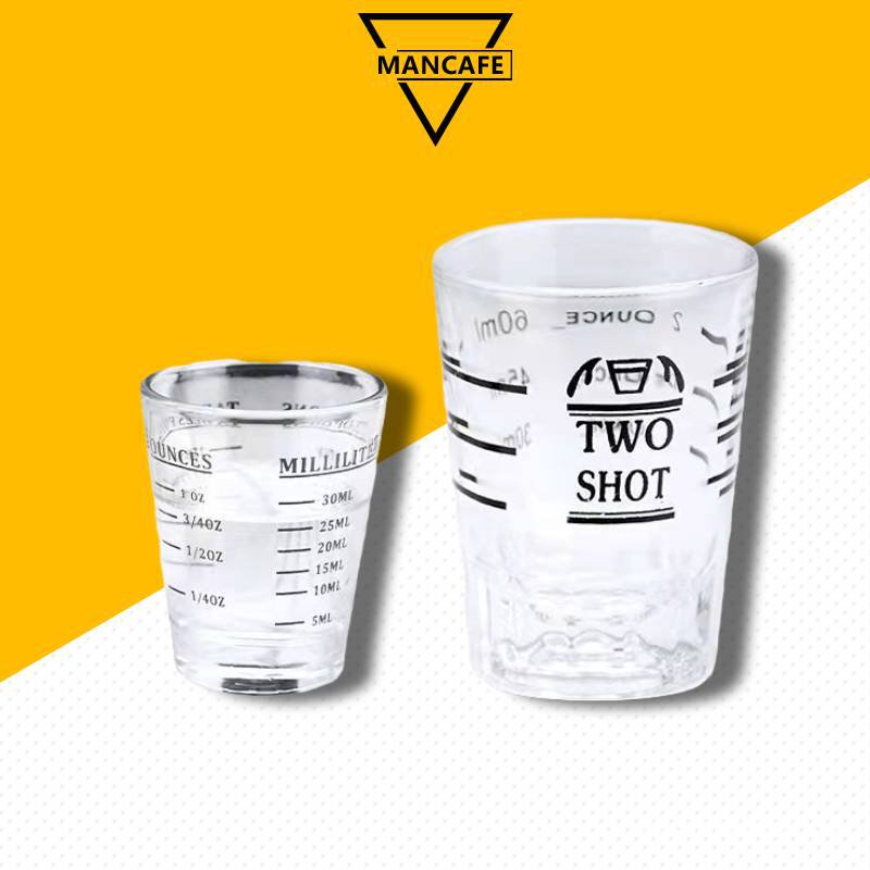 แก้วตวง มีสเกลวัด ขนาด 30/60ml[MANCAFE]