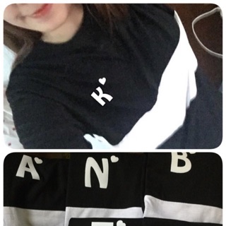 เสื้อแขนสั้น เปลี่ยนอักษร