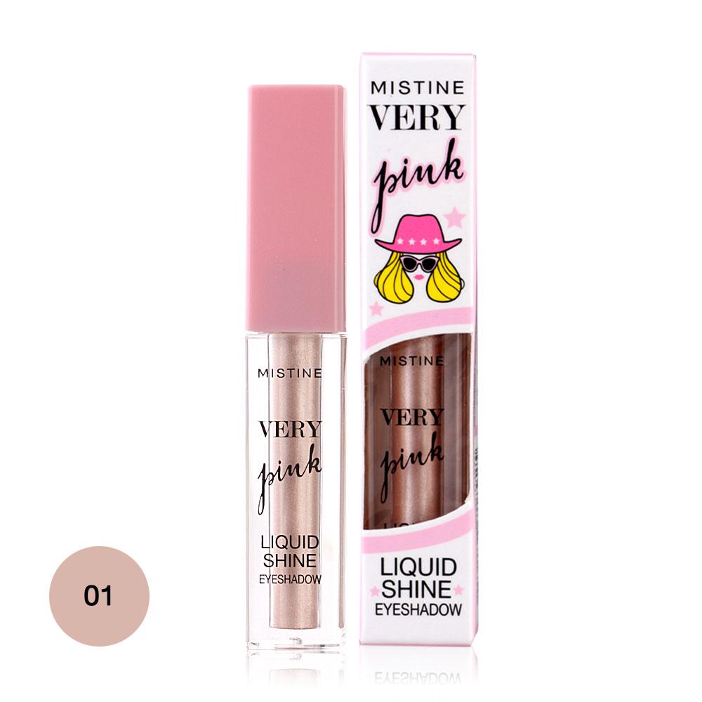 Mistine Very Pink Liquid Shine Shadow เครื่องสำอางแบรนด์เนม