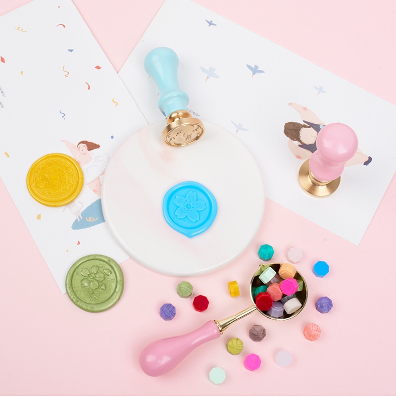 ชุดเครื่องมือซีลความงาม DIY สีไฟ แสตมป์ซองจดหมาย วารสาร สร้างสรรค์ อุปกรณ์งานฝีมือ งานแต่งงาน งานเลี้ยงวันเกิด คําเชิญ