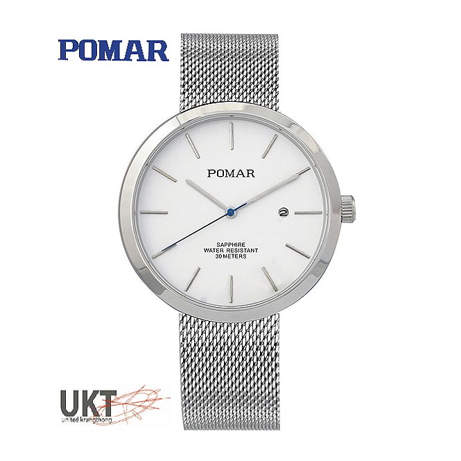 POMAR นาฬิการุ่น PM73552SS02 หน้าขาว สำหรับผู้ชาย