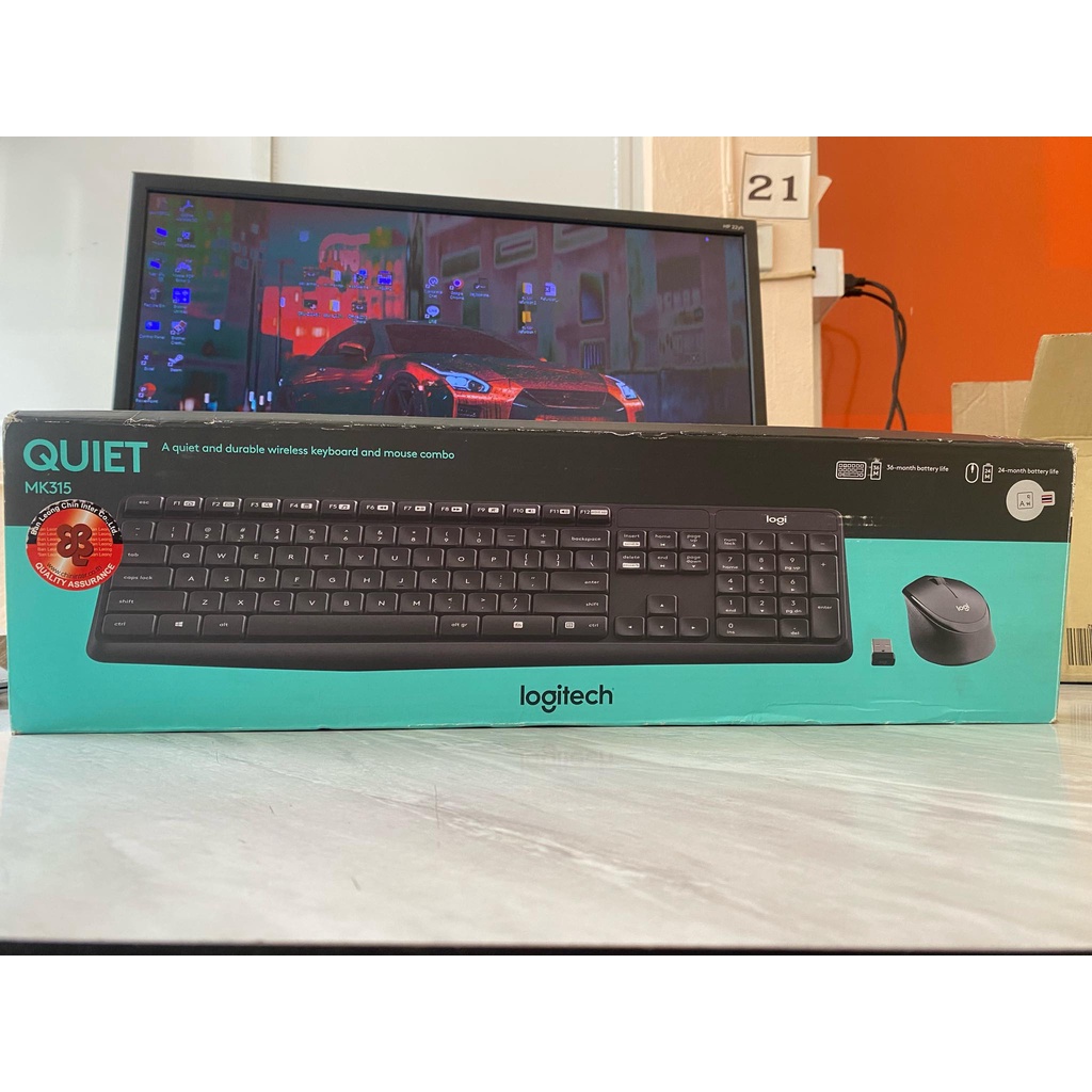 (Clearance sale) Logitech Wireless Keyboard &amp; Mouse Combo MK315 Quite