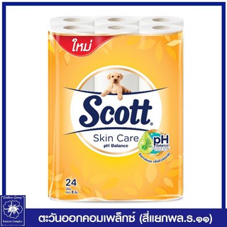 *Scott กระดาษทิชชู่ สก๊อตต์ สกิน แคร์ แพ็ค 24 ม้วน 4508