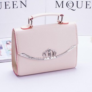 BEST กระเป๋า กระเป๋าสะพาย กระเป๋าสะพายพาดลำตัว Women Shoulder bag - R1117 White