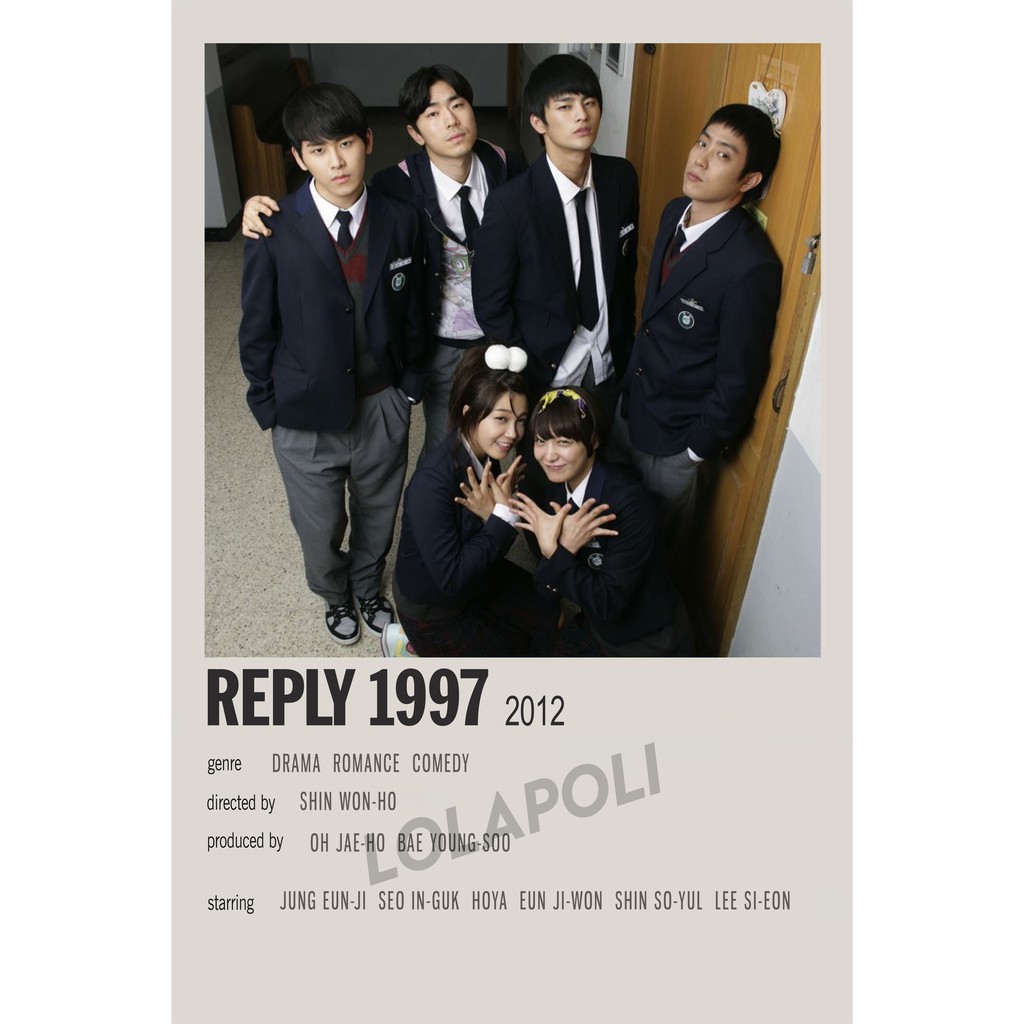 โปสเตอร์ละครเกาหลี - Reply 1997