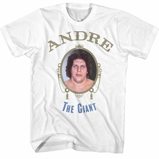 เสื้อยืดวินเทจเสื้อยืด ผ้าฝ้าย 100% ระบายอากาศ พิมพ์ลาย Andre the Giant ยอดนิยมS-4XL