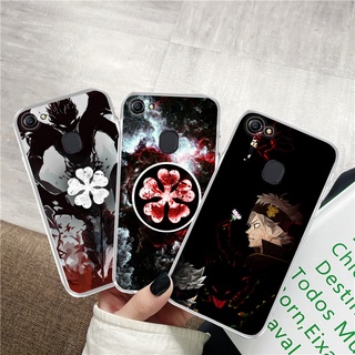 OPPO F11 F1 Plus R9S  A12 A12E A1K A52 A72 A92 A93 A5 A9 2020 TPU transparent Soft Case 130YPJ B11 Anime cool Black Clover