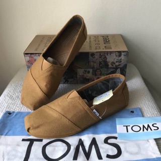 รองเท้า TOMS  chestnut wool (outlet) สีน้ำตาลคาราเมล