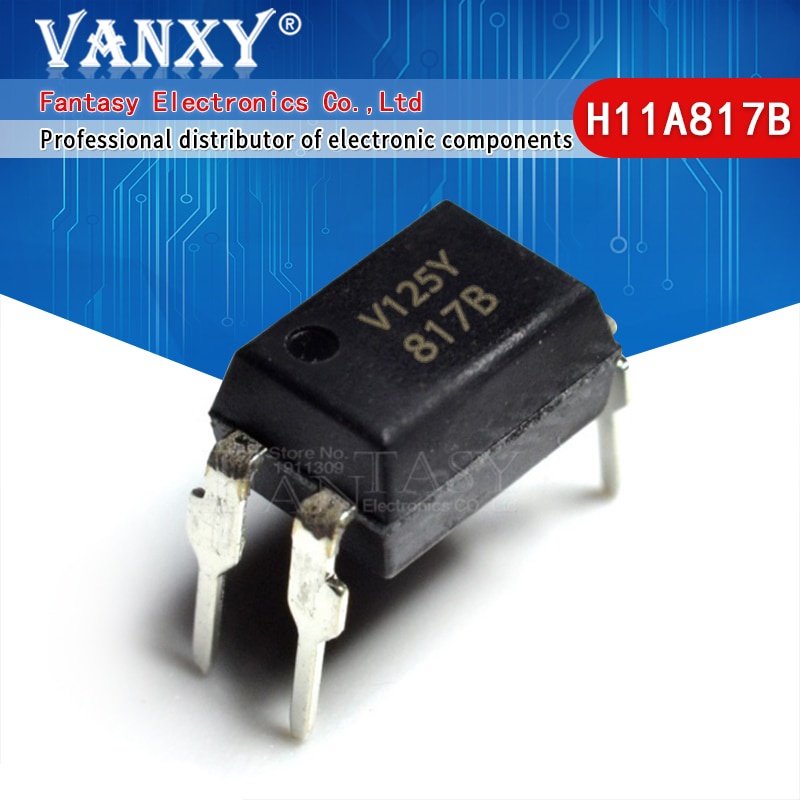 10 ชิ้น H11A817B DIP-4 H11A817 817B optocoupler ใหม่