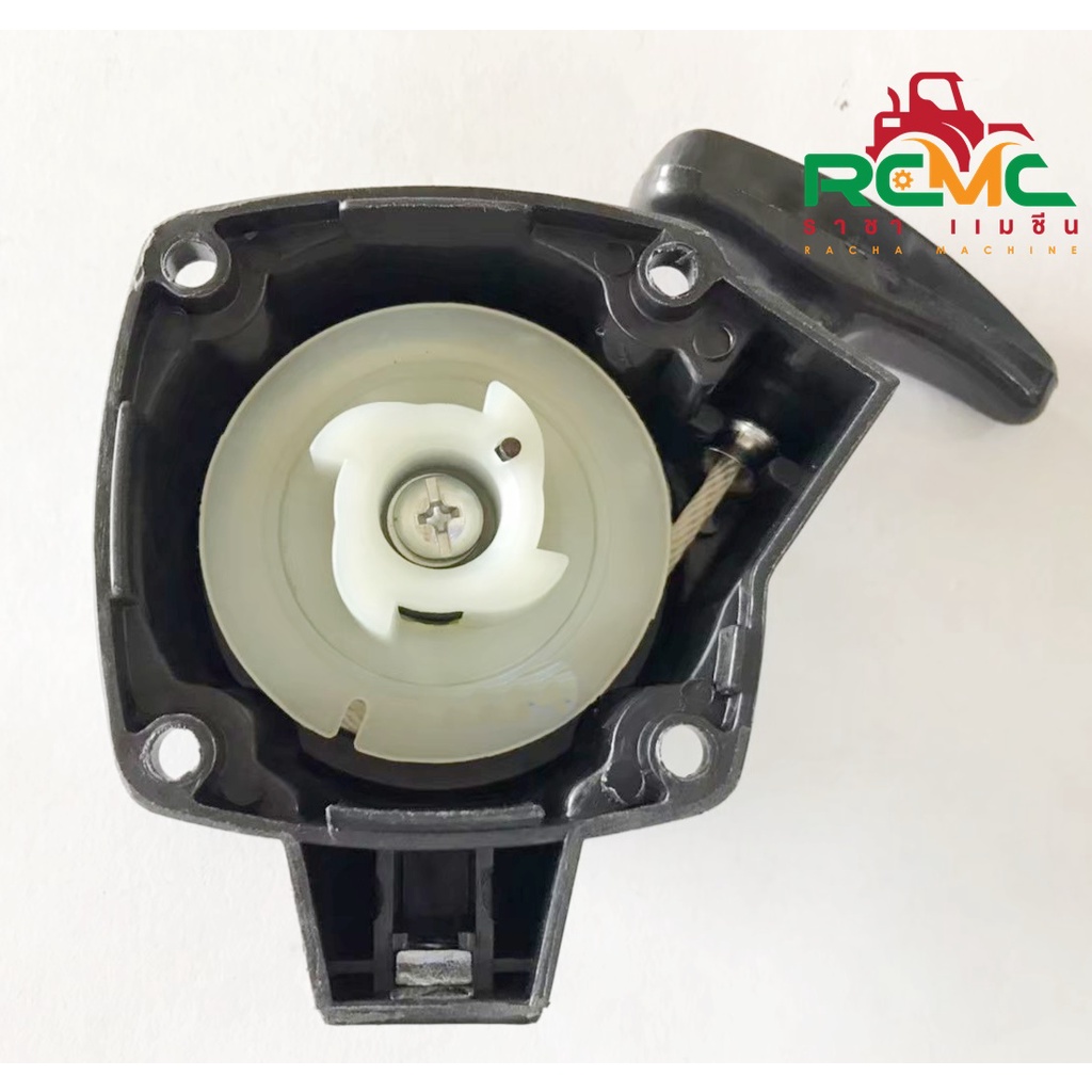 ชุดสตาร์ท CG260 ลานดึงสตาร์ทเครื่องตัดหญ้า 260 5 รู มีคาง (แบบ 4 เขี้ยว) ลานสตาร์ท CG260 ดึงเบา