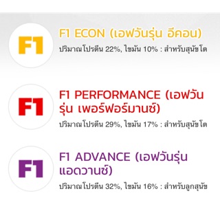 อาหารสุนัข F1 เอฟวัน