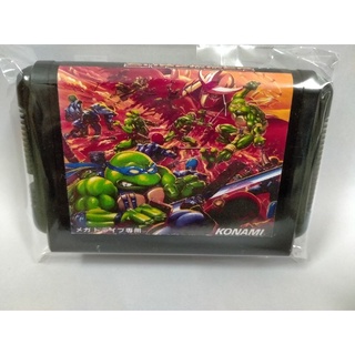 MD Turtles Return of Shredder เกม ต่อสู้ผ่านด่านสองคน สนุกๆ เลือกตัวได้ 4 คนในการเล่น อาวุธ 4 แบบ