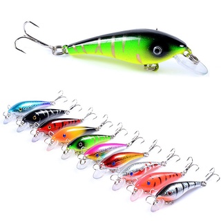 เหยื่อตกปลาปลาซิวลอยน้ำได้ Minnow Lures 5.7Cm/4.4G เหยื่อตกปลาสำหรับปลาเทราท์ Walleye Perch น้ำจืดน้ำเค็ม