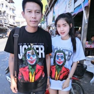 เสื้อยืดJoker ลายโจ้กเกอร์ บริการเก็บเงินปลายทาง