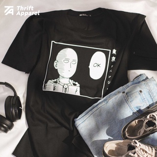 เสื้อยืดคอกลม Saitama ok | Thrift Apparel T-Shirtเสื้อยืด