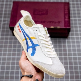 Onitsuka (หนังชั้นแรกคุณภาพสูง) รองเท้าผ้าใบลําลอง รองเท้าวิ่ง แฟชั่นคลาสสิก สําหรับผู้ชาย ผู้หญิง (จัดส่งฟรี)