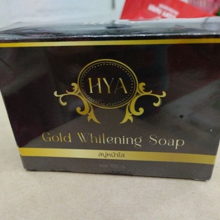 HYA Gold Whilening Soap สบู่ไฮยาหน้าใส(1ก้อน100กรัม)