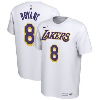 เสื้อยืดอินเทรนด์ผู้ชายอินเทรนด์ผู้หญิงNike เสื้อยืดบาสเก็ตบอล LA Los Angeles Lakers Icon EditionS-3XL