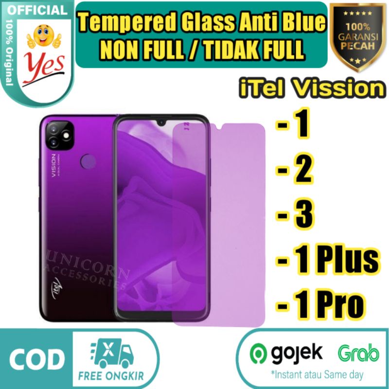 Anti Blue iTel Vision 1 Plus 2 3 1 Pro P36 Play Vfoone Star N6 กระจกนิรภัย YES Anti-Scratch Anti-รัง