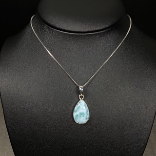 จี้หินเงินแท้ ลาริมาร์ (Larimar Pendant with 925 Silver)