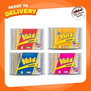 Voiz Cracker Creamy Butter ,Chocolate ,Milk, Strawberry วอยซ์ แครกเกอร์ แพ็ค 12 ชิ้น (เลือกรสได้) มีให้เลือก4รสชาติ