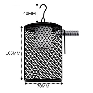 ชุดขั้วหลอดไฟเซรามิคทนความร้อนมาพร้อมกับตระแกรงกันลวก กกไฟ เหมาะสำหรับหลอดไฟเซลามิคขนาดมินิ(ความยาวไม่เกิน8cm) - รูปที่ 6