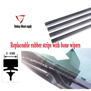 Wiper strips Steel wiper strips Hard bone wiper strips 6mm 8mm wide special wiper strips