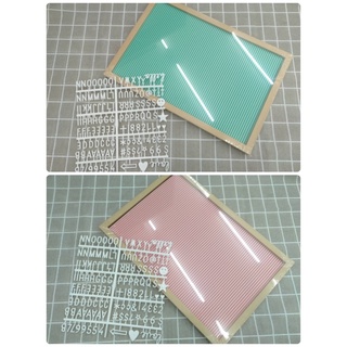 พร้อมส่ง*Letter Board บอร์ดปักอักษร 30*40 ซม.