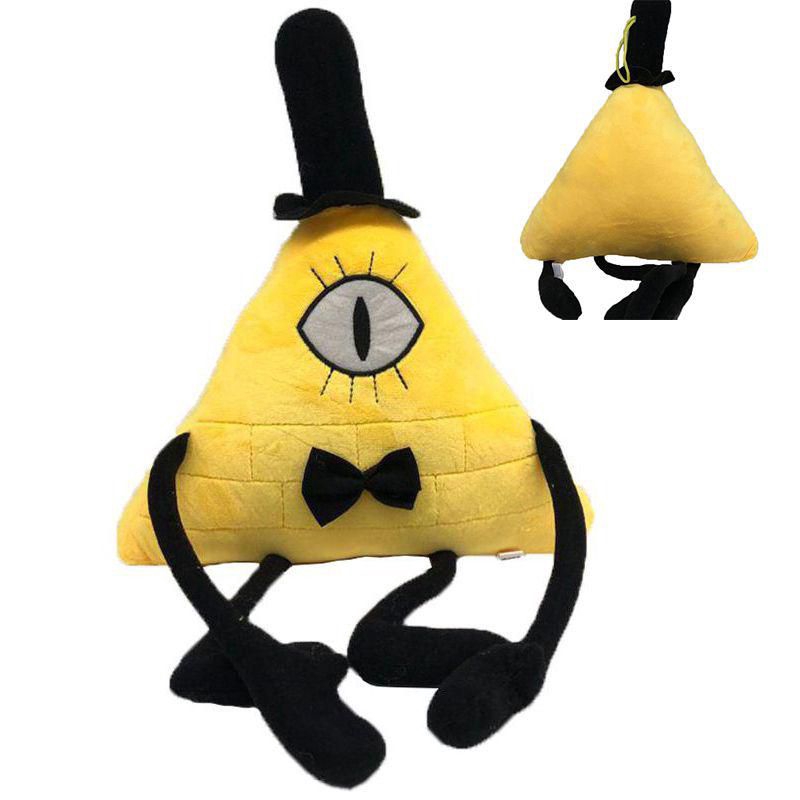 (พร้อมส่ง) ฟิกเกอร์ตุ๊กตาการ์ตูน Gravity Falls Bill Cipher แบบนิ่ม ขนาด 28 ซม. สําหรับตกแต่ง