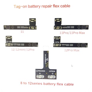 แพรต่อแบตJC11/11Pro/11Promax/12/12mini/12Pro/12Promax/หัวเเปลง8/12