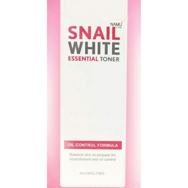 Snail White Essential Toner  สูตรสำหรับผิวมัน