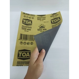 [PSKX149ลดสูงสุด 99 เก็บโค้ดส่งฟรีหน้าร้าน ] TOA กระดาษทรายขัดน้ำ กระดาษทรายขัดโลหะ กระดาษทราย ทีโอเอมีทุกขนาด #80 - #2