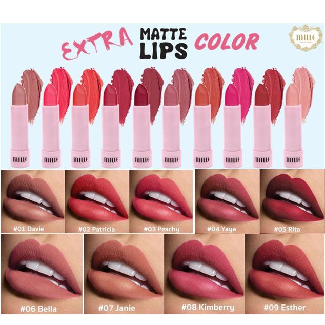 Mille Extra Matte Lips Color - jarupong.t - ThaiPick